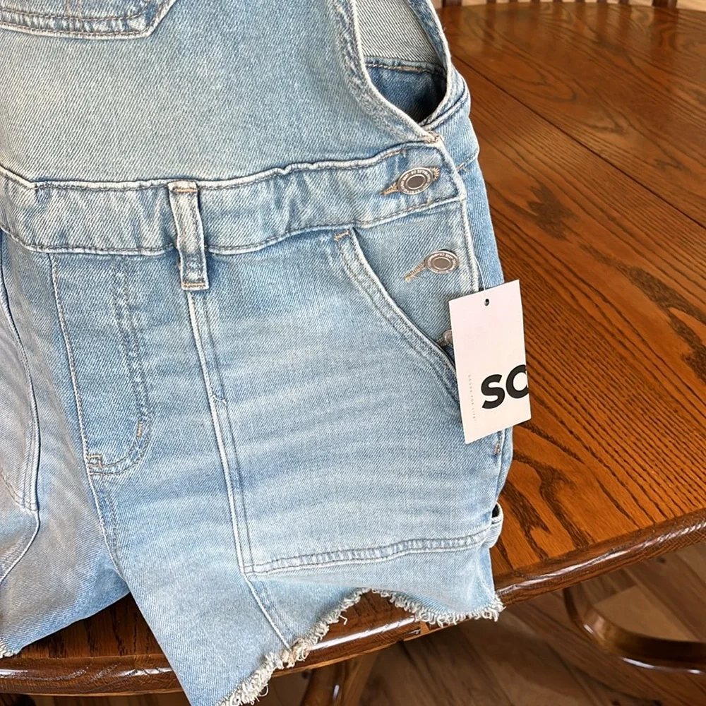 Light Blue Denim Overalls NEW
